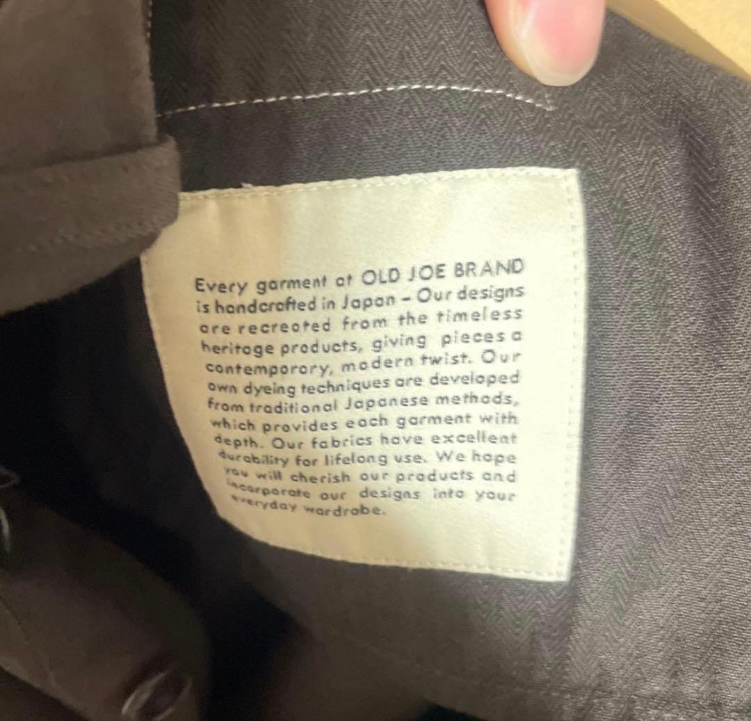 【OLD JOE 】STRING WAIST WORK TROUSER ブラウン