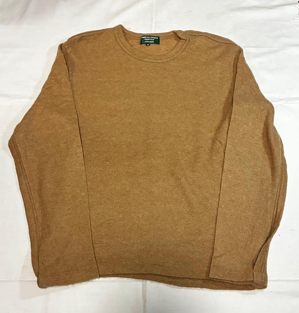 【PLUs】COMME des GARÇONS EGキャメルニット