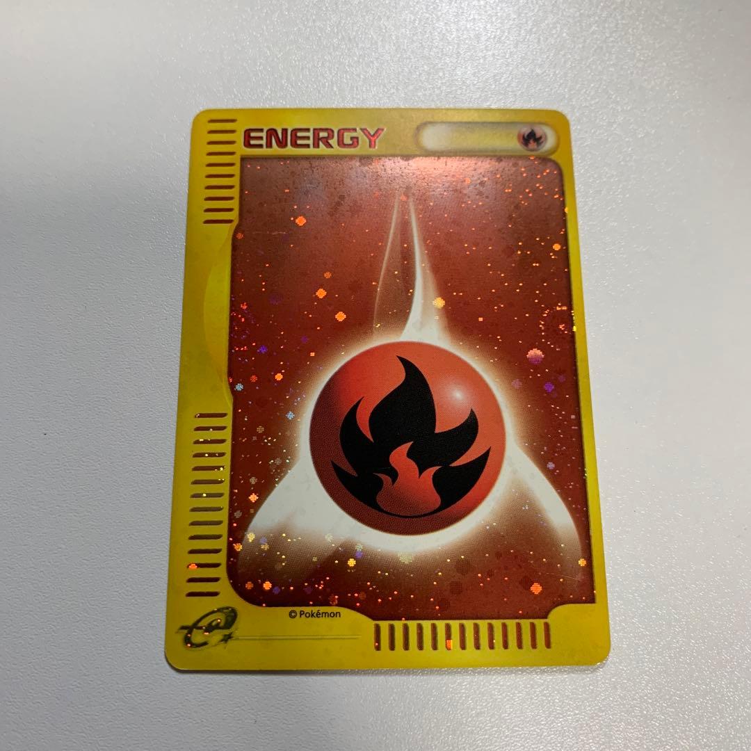 ポケモンカードゲーム 炎エネルギー ホロ仕様　マクドナルド
