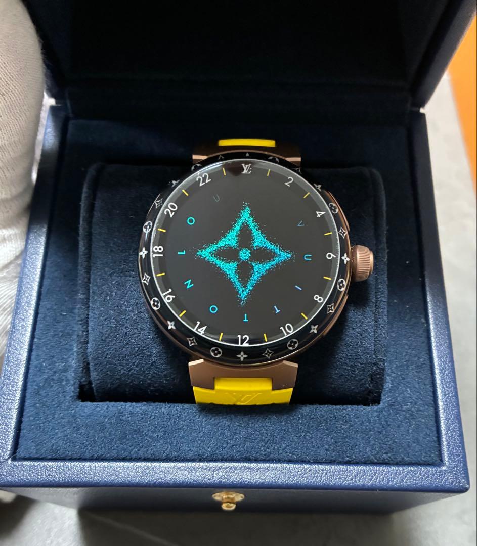 【極美品】【ベルト2本付き】ルイ・ヴィトン　タンブールホライゾン　ライトアップ