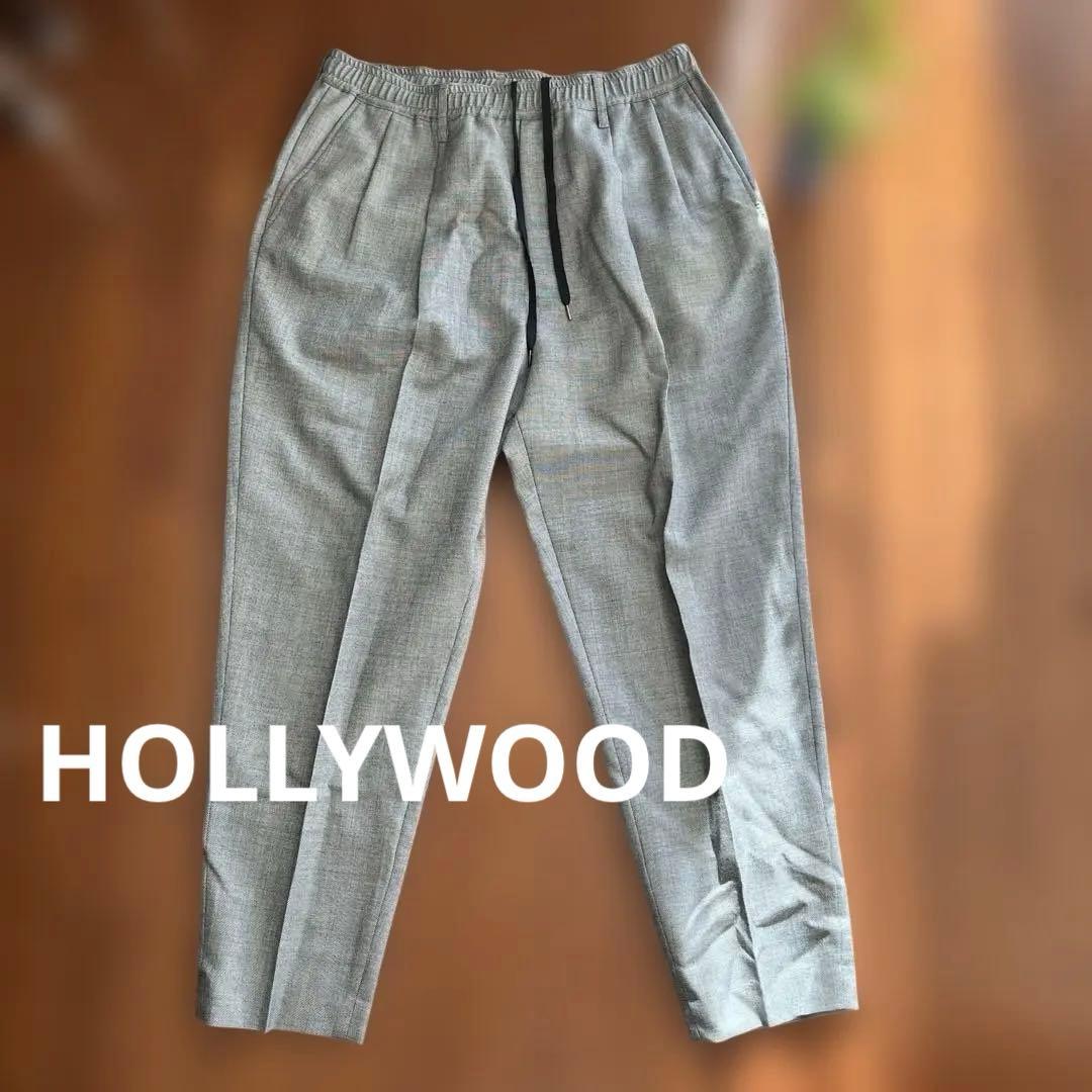 【MISTER HOLLYWOOD】ワイドテーパード ゴム仕様　メンズパンツ