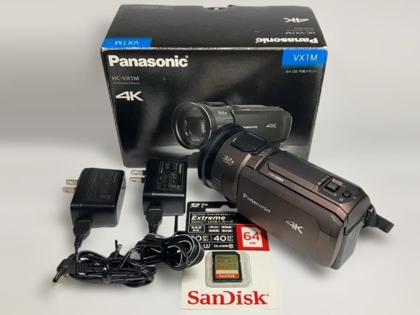 美品 パナソニックHC-VX1M 4K ビデオカメラ Panasonic