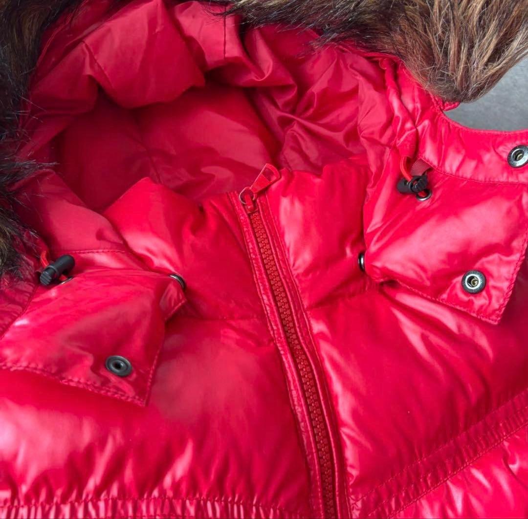 00s お兄系 olduniqro 光沢 ファーダウンジャケット グランジy2k