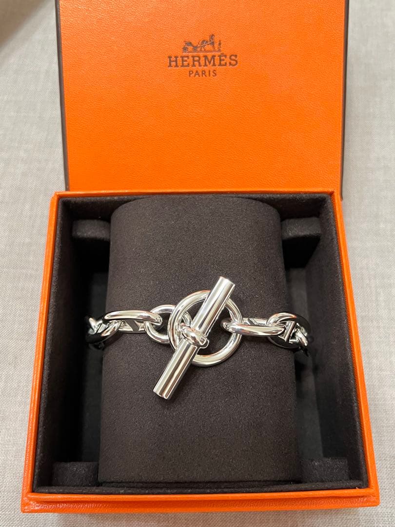 新品　エルメス　シェーヌダンクル GM13 ブレスレット　保証書付き