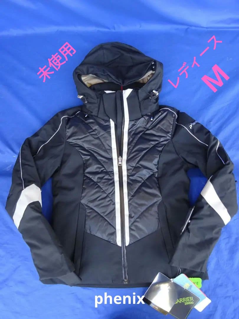 ★未使用★フェニックス★レディースMサイズ スキージャケット ブラック黒 ウェア