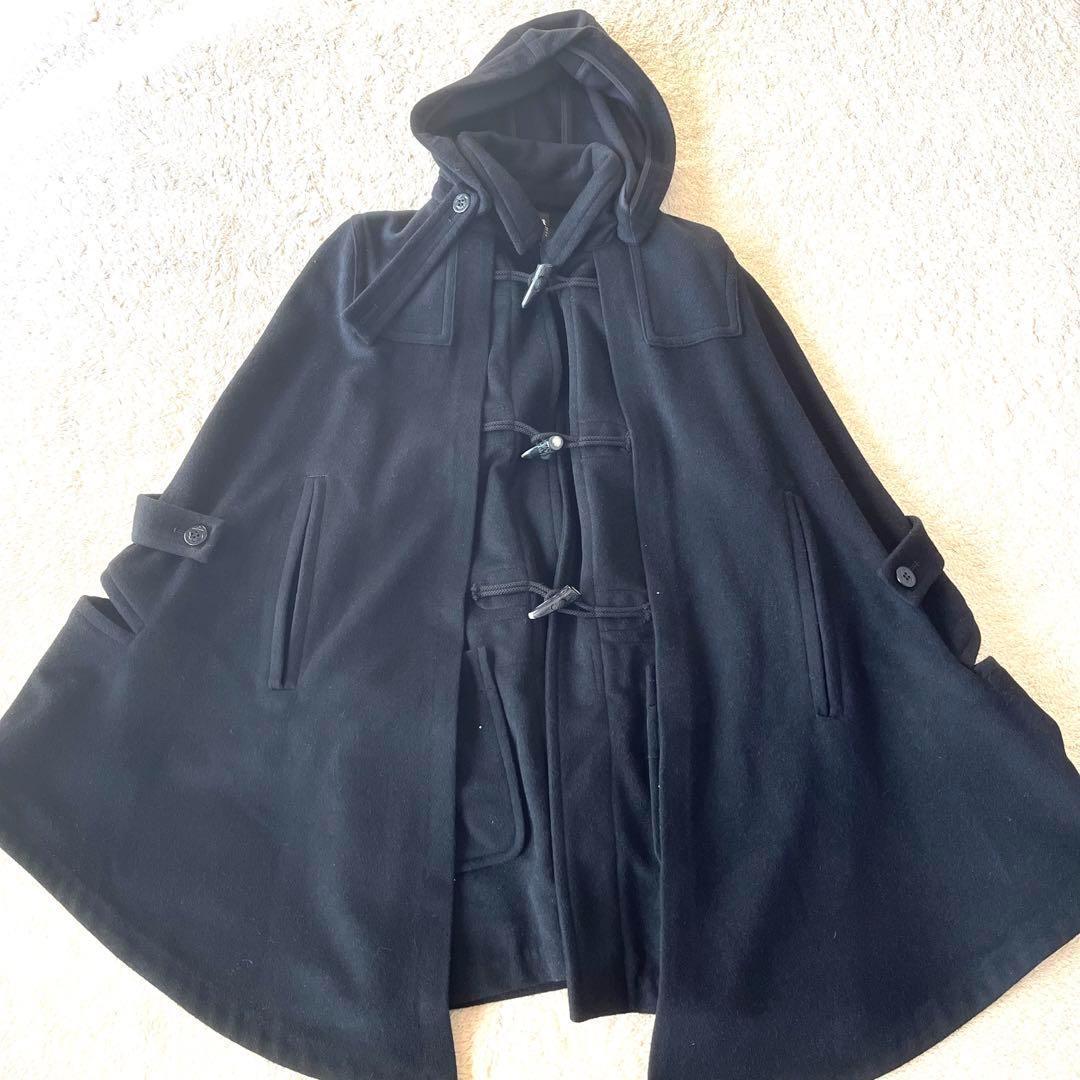 glamb グラム　ポンチョ　ダッフルコート　変形　モード　個性派　カシミヤ　S