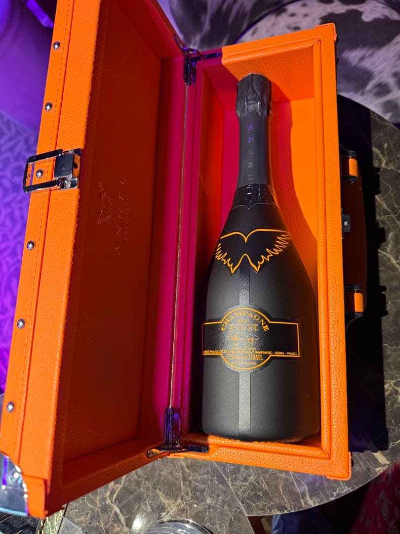 エンジェル シャンパン ヘイロー オレンジ 12.5度 750ml 専用ケース