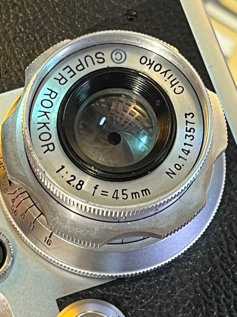 Leica IIIf バルナックライカ＋名玉Rokkor 45mm f2.8