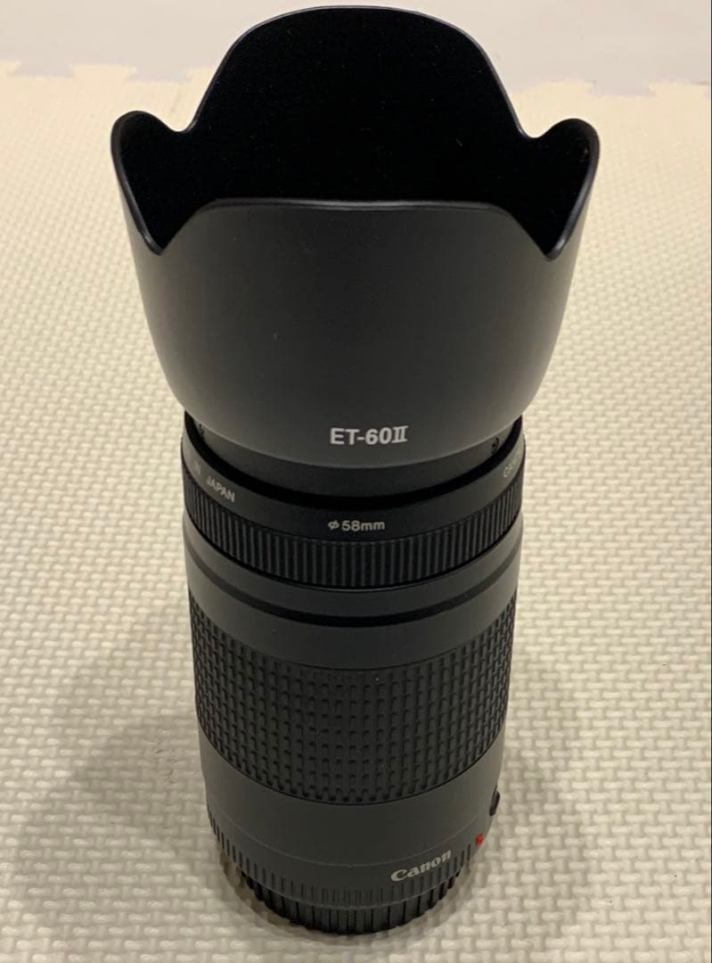 Canon EF 75-300mm F4-5.6 II フード付望遠