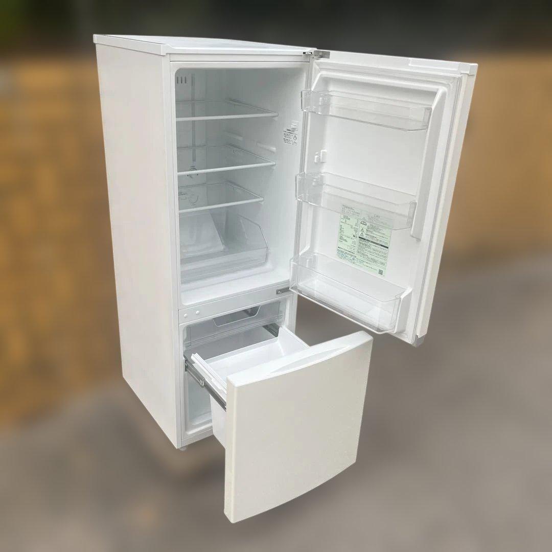 東芝 2ドア冷蔵庫 GR-P15BS(W) 153L ホワイト