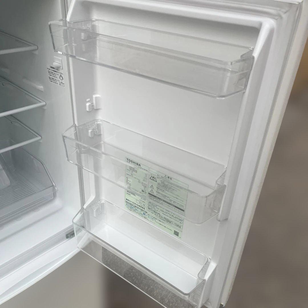東芝 2ドア冷蔵庫 GR-P15BS(W) 153L ホワイト
