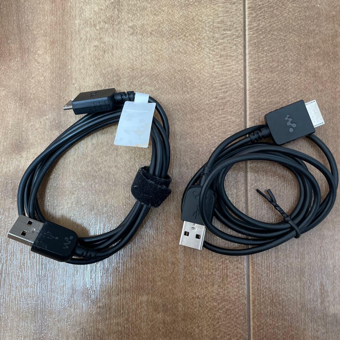 SONY NW-A55 レッド　ソニー　ウォークマン、社外品ケース、予備ケーブル