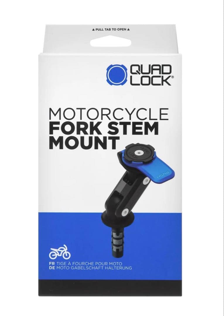 QUAD LOCK バイク用フォークステムマウント、衝撃吸収ダンパー