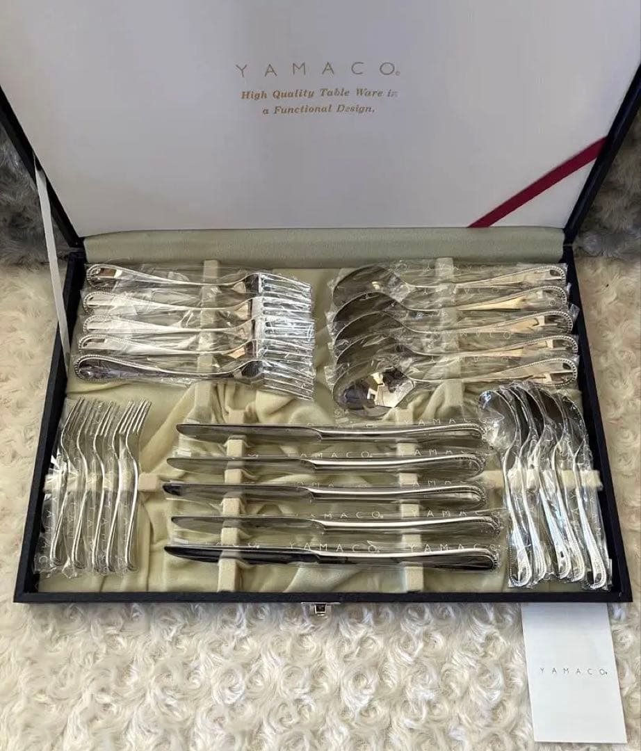 ヤマコ　カトラリーセット　エレガンス　ディナーセット〈25本セット〉