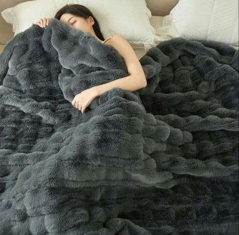 極上ふわとろ✨電気毛布 掛け敷き兼用 130×190 タイマー付 ダニ退治 黒