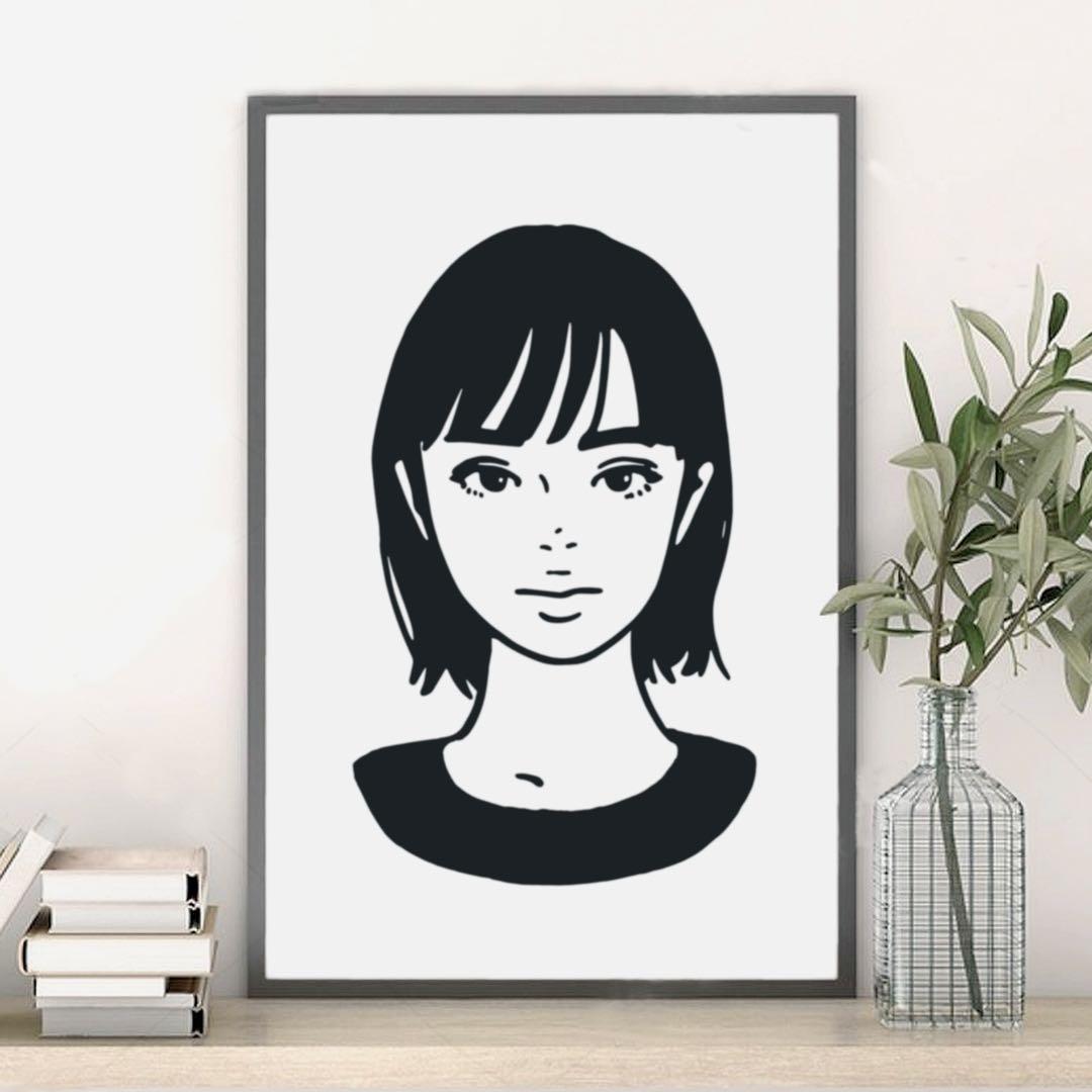 kyne キネ untitled A1 大型ポスター 印刷 額装品