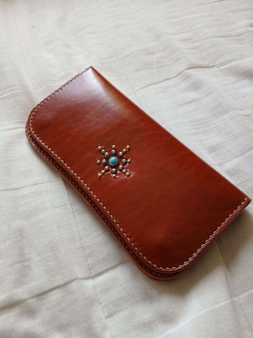 まるイタリアンレザー トラッカーウォレット ルガド 長財布 ハンドメイド