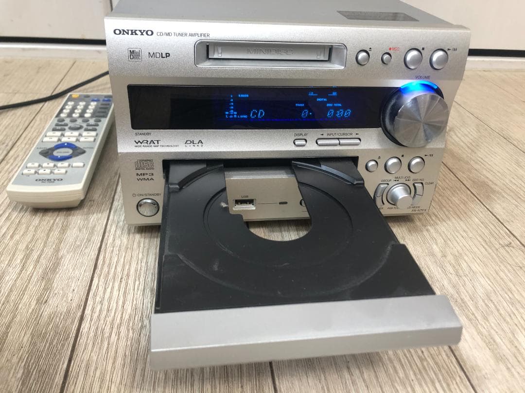 ONKYO オンキョー FR-N7FX CD/MDセンターユニット リモコン付