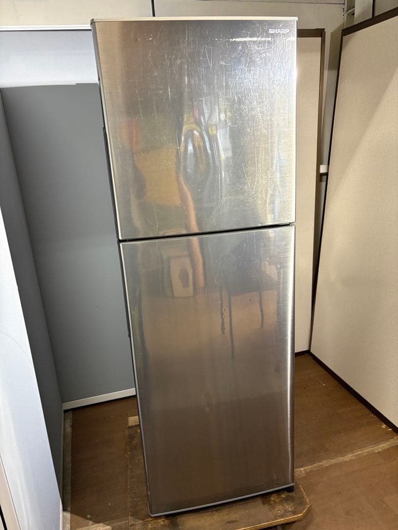 SHARP　２ドア冷蔵庫　2019年モデル　225ℓ　SJ-D23E-S