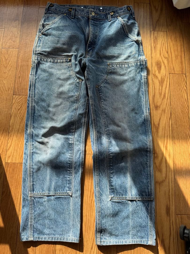 USA製 Carhartt ダブルニー 32×34 B07