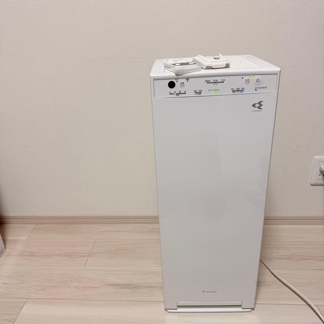 美品　ダイキン DAIKIN 加湿ストリーマ空気清浄機 MCK50Y-W