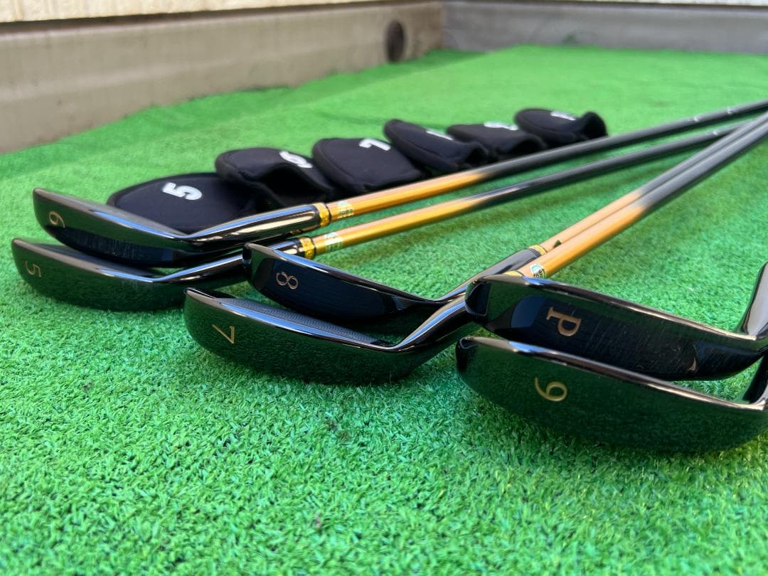 ぼ*ん様 MUTSUMI HONMA MH777 ワンレングス アイアンセット