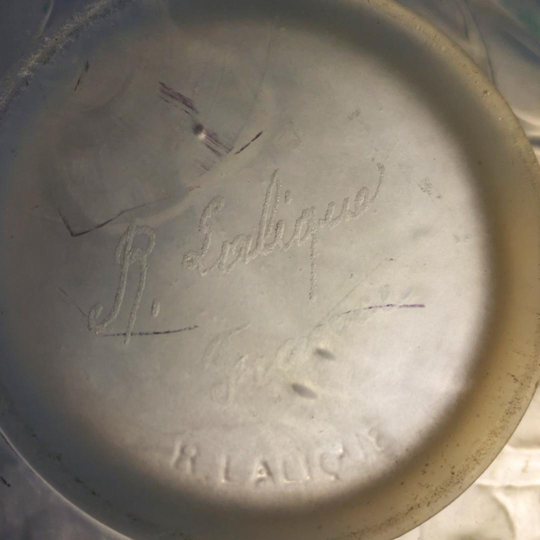 マッチー　希少なルネ期の作品です ラリック GUI 花瓶1921年 アール