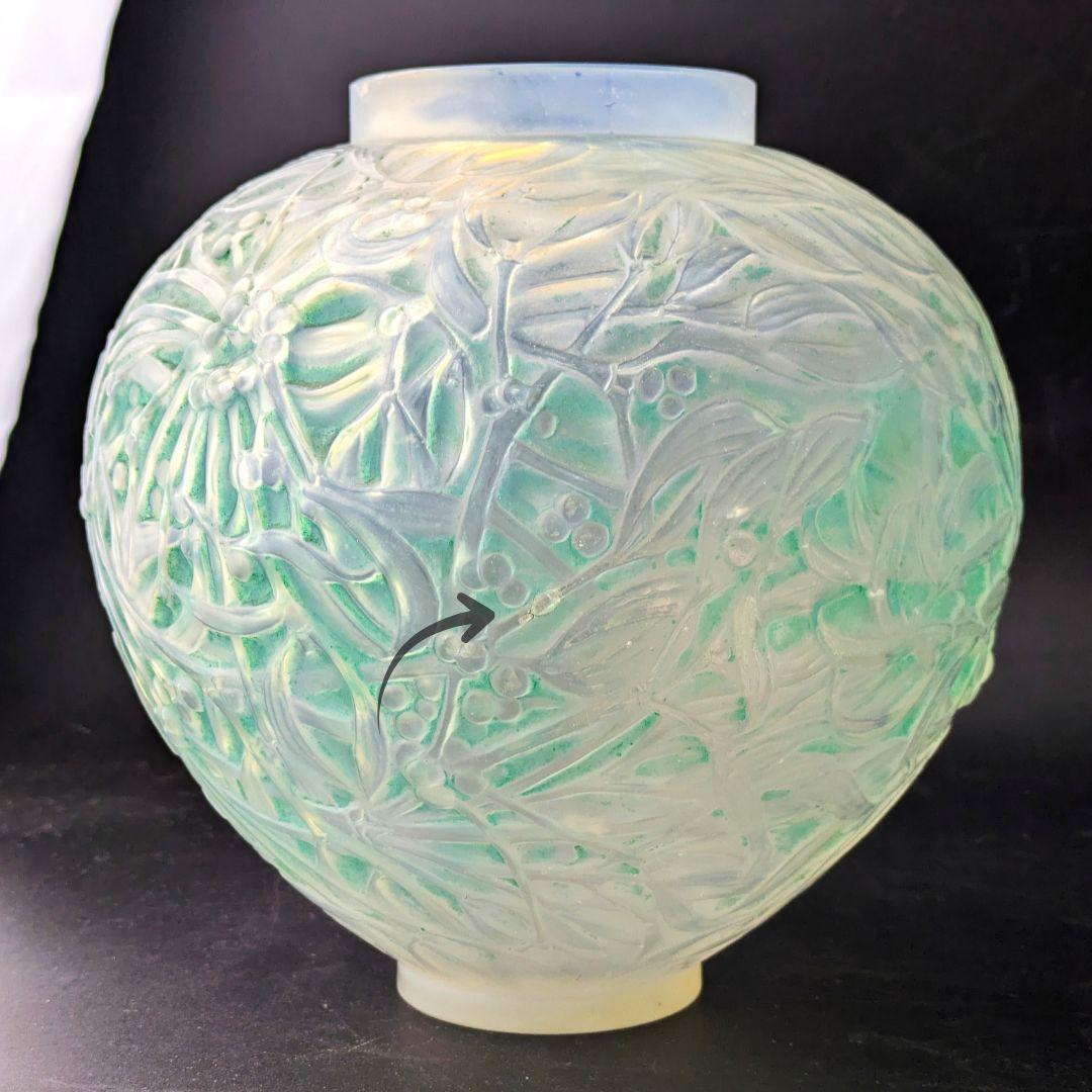 マッチー　希少なルネ期の作品です ラリック GUI 花瓶1921年 アール