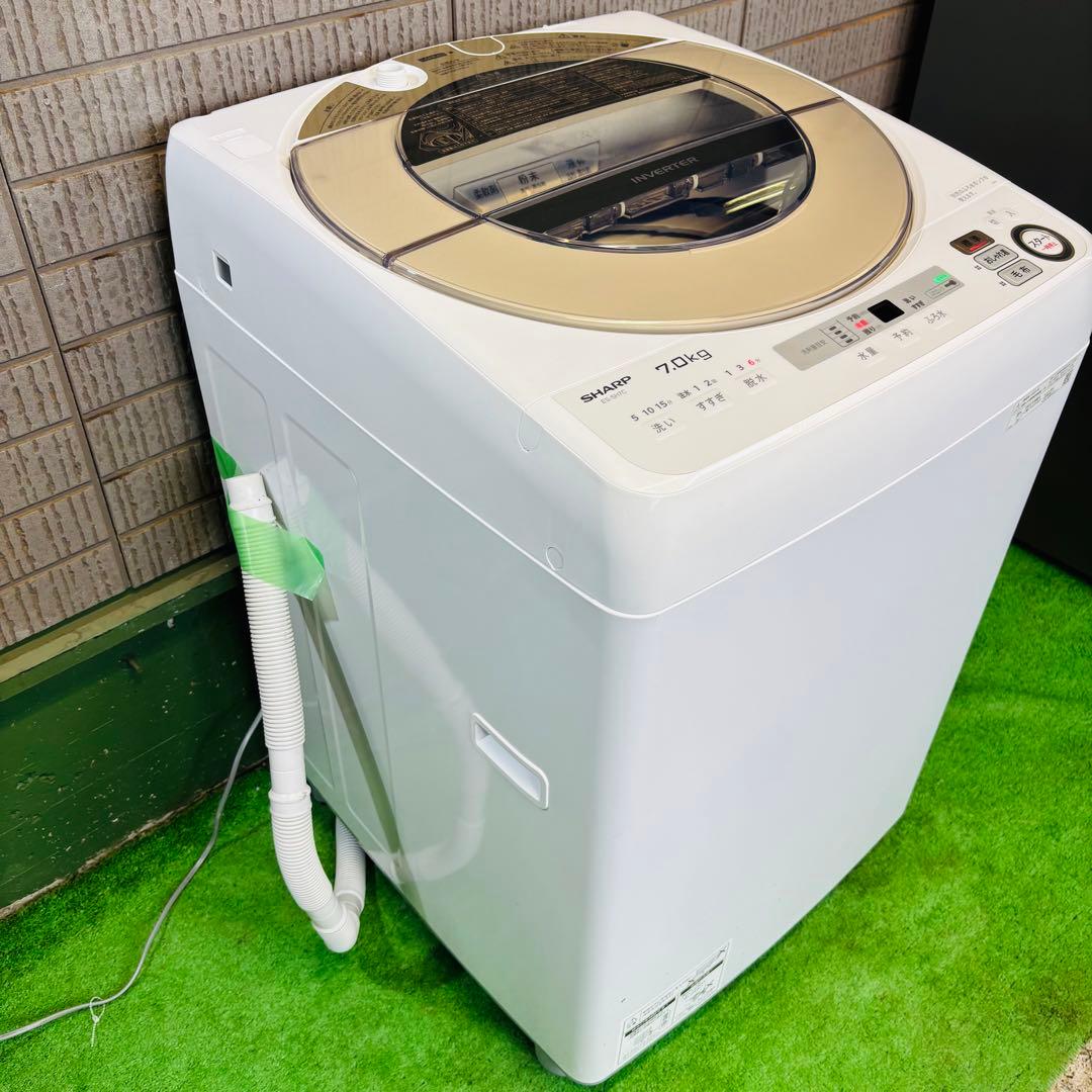 2023年製 7.0kg 洗濯機 美品 大容量 SHARP【地域限定配送無料】