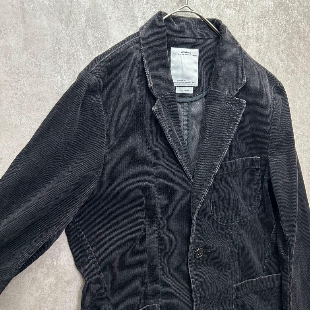 【名作アーカイブ】visvim ビズビム コーデュロイジャケット 黒 1 日本製