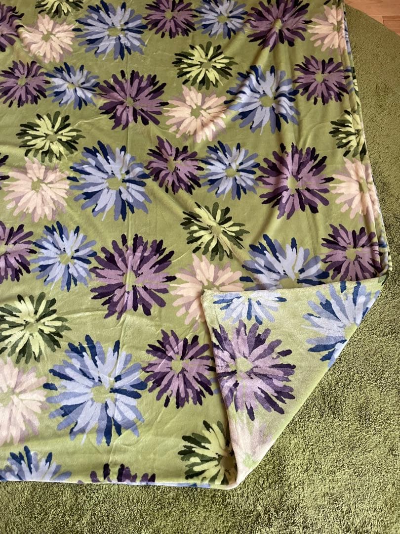 2枚セット【シビラ】あったか掛カバー　シングル　ホワイト　グリーン各1枚