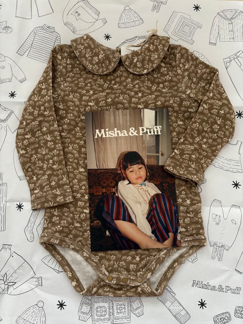 (新品)misha &puff Baby Petit Collar Onesie