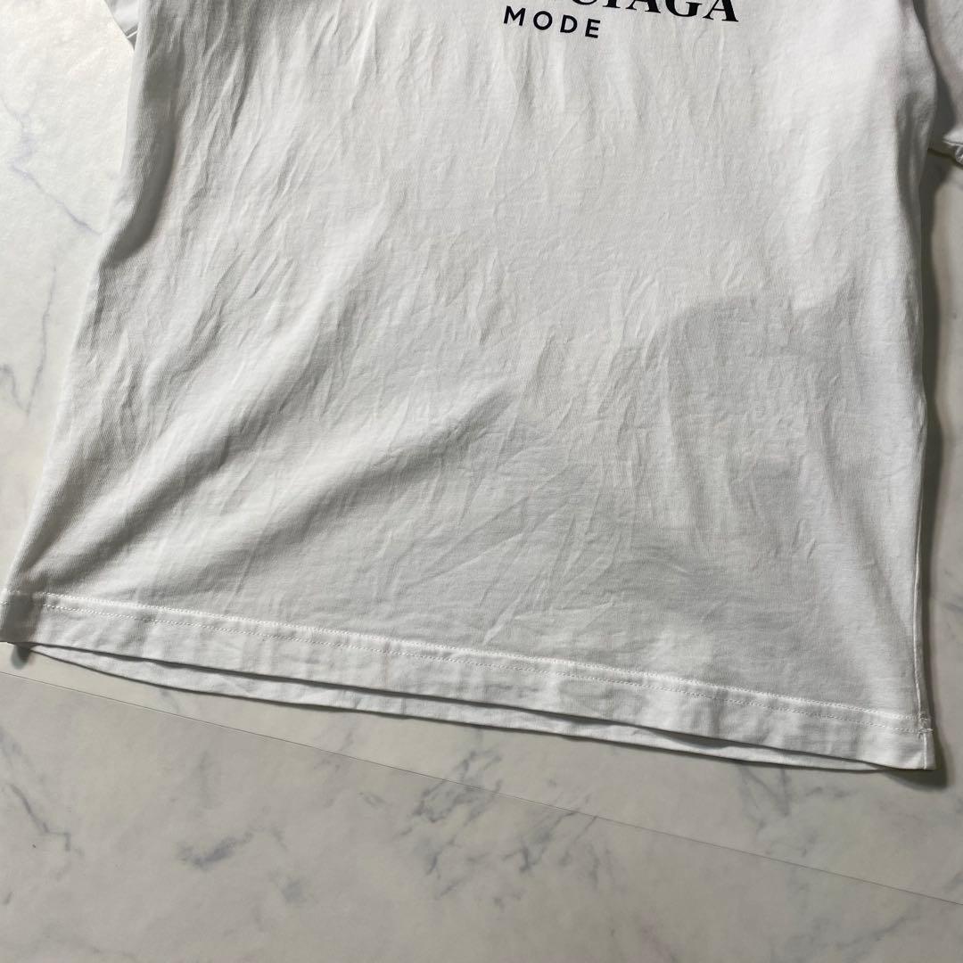 【美品】バレンシアガ　Tシャツ　BB MODE Tee　プリント　Lサイズ　半袖
