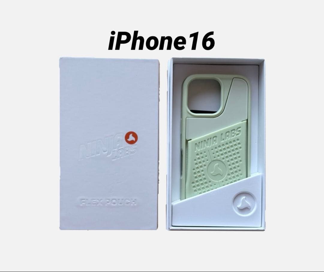 iPhoneアクセサリー NinjaLabs iPhone16 FLEX POUCH MATCHA