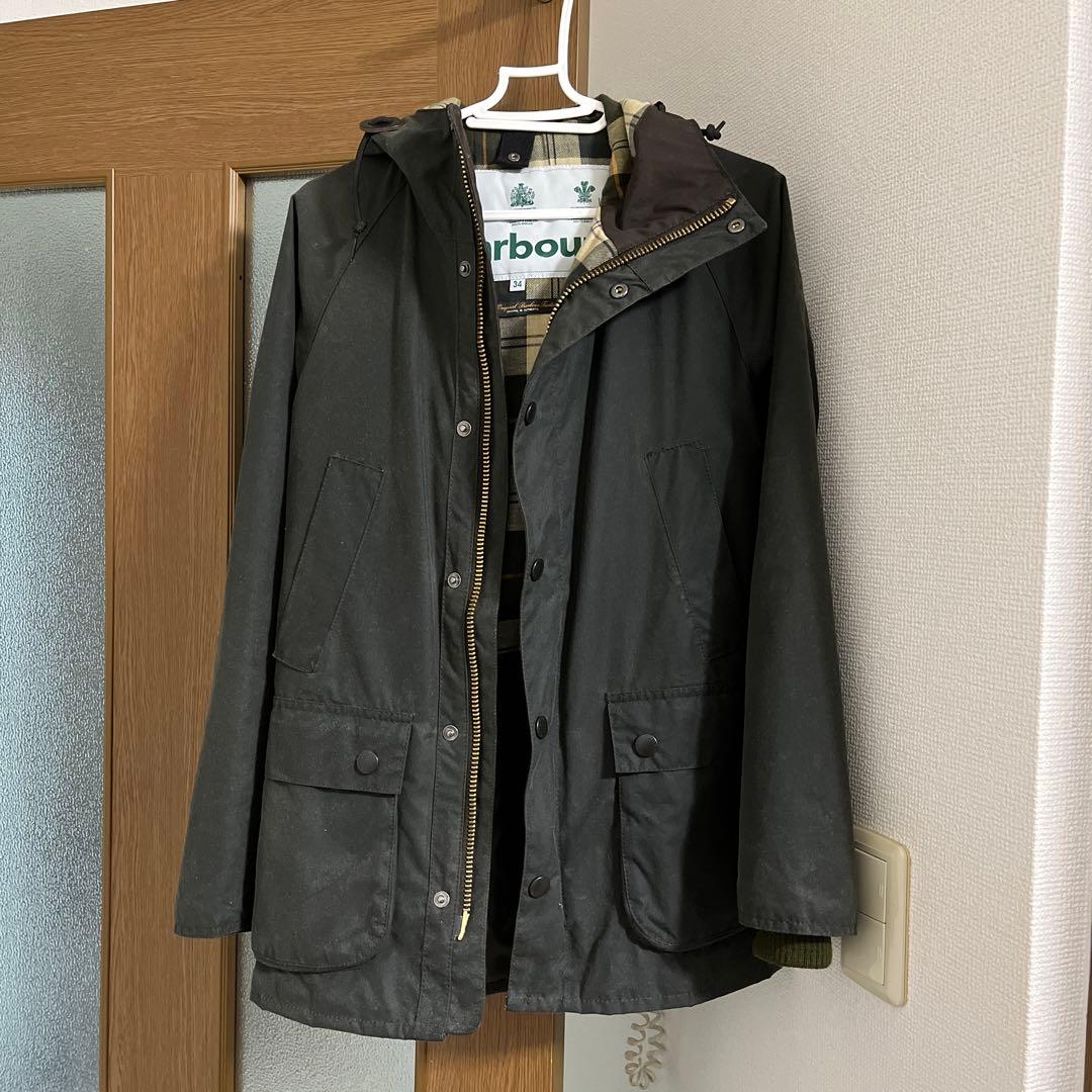 バブアー　ビデイル　ワックスド　フーディド