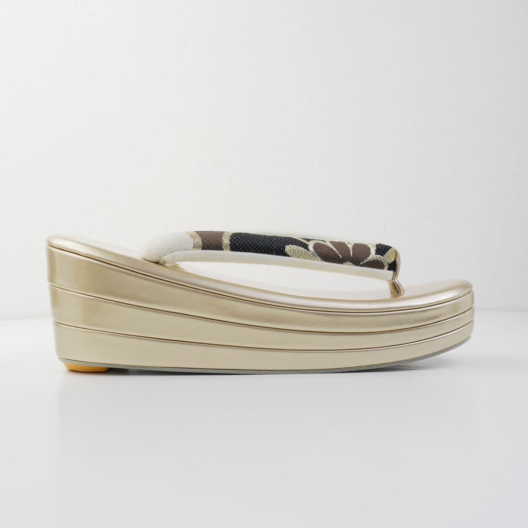 草履バッグセット 着物 振袖 成人式 厚底 ヒール草履 uzouri94-6