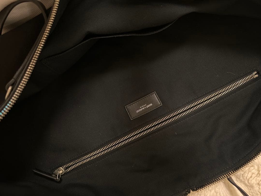SAINT LAURENT 黒 大容量トートバッグ