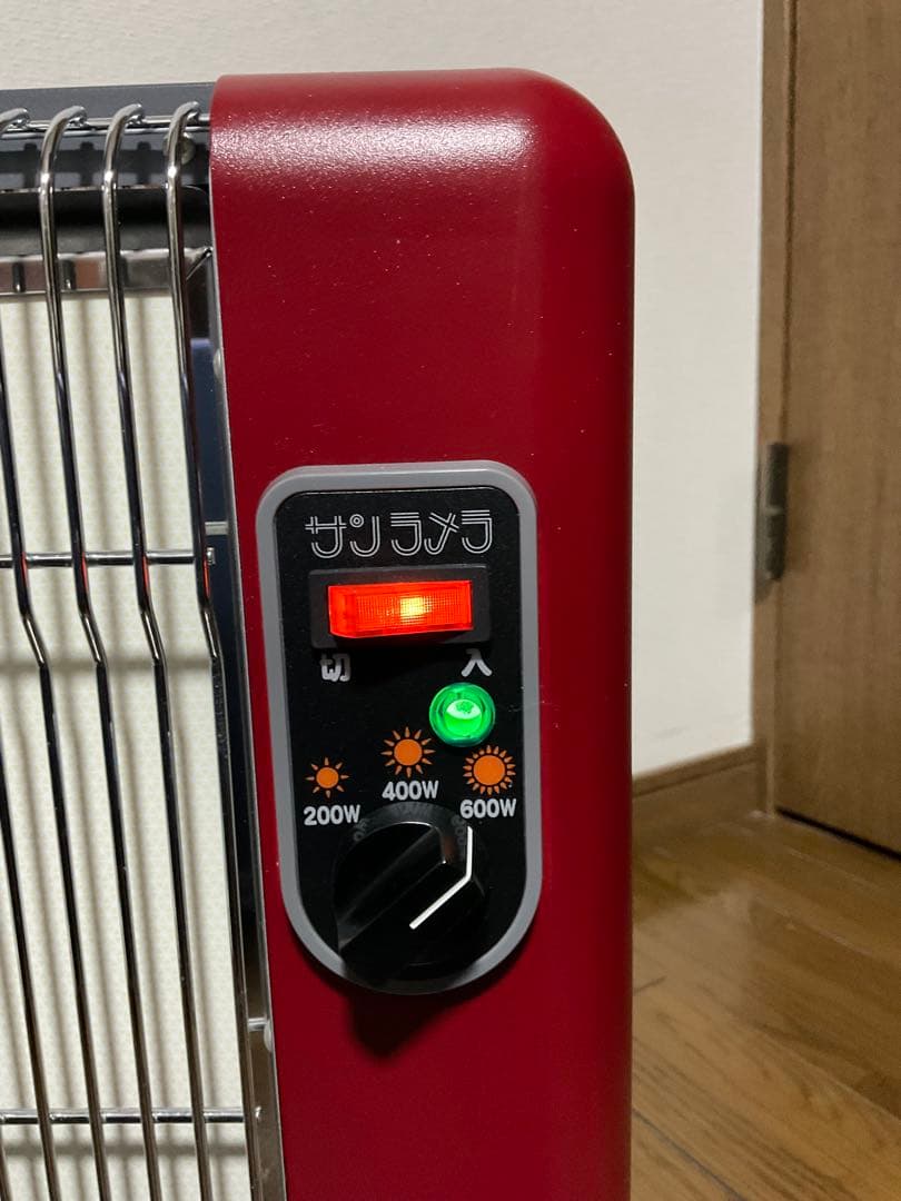 【美品】人気のサンラメラ600w型 ニューセラミックヒーター 日本製