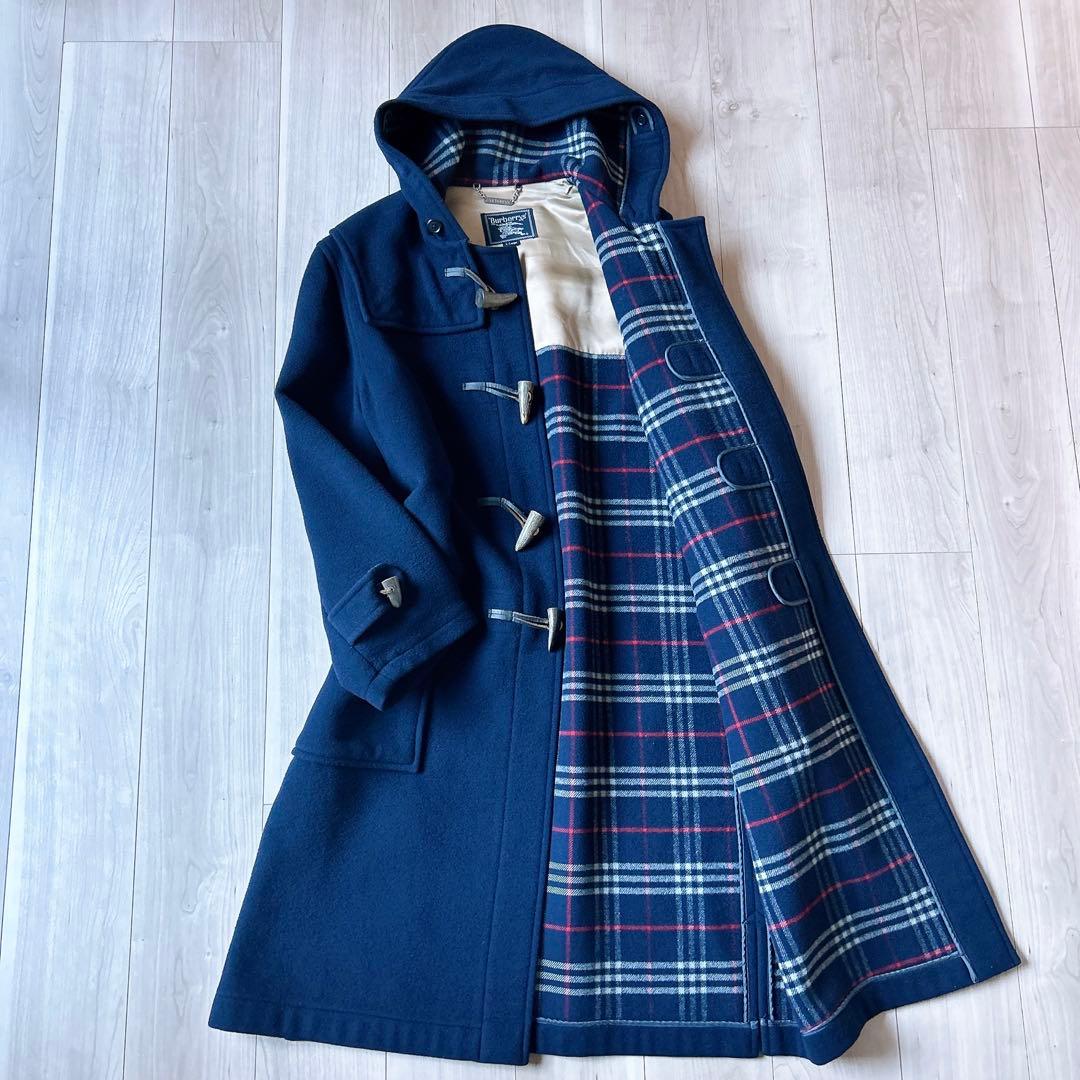 Burberrys ダッフルコート ノバチェック LL ヴィンテージ ウール