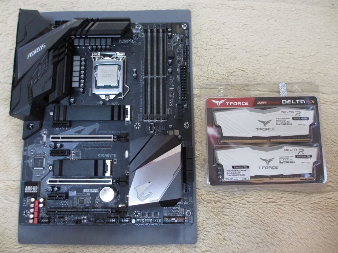 マザーボード /GIGABYTE Z390 AORUS PRO/i9-9900/16GB/