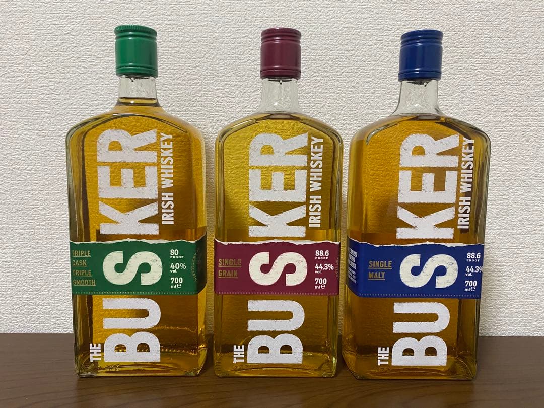 BUSKER アイリッシュウイスキー 3本セット【旧ラベル】バスカー