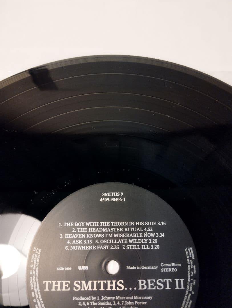 THE SMITHS BEST II UK盤アナログレコード 極上品