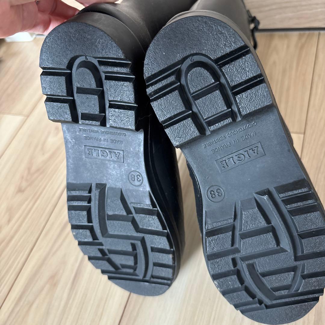 エーグル　メンズ長靴　38