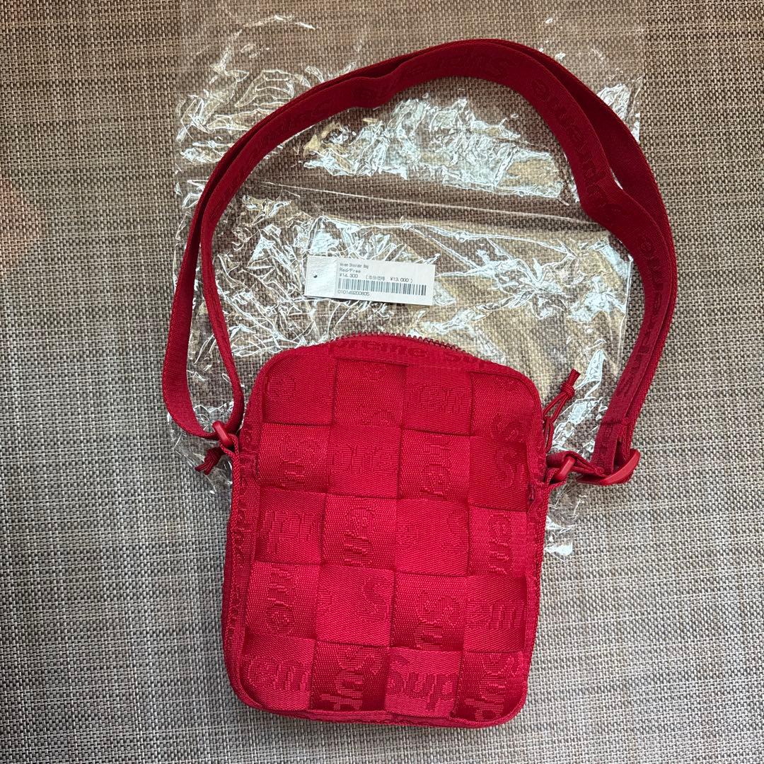 supreme ショルダーバッグ Woven shoulder bag シュプ
