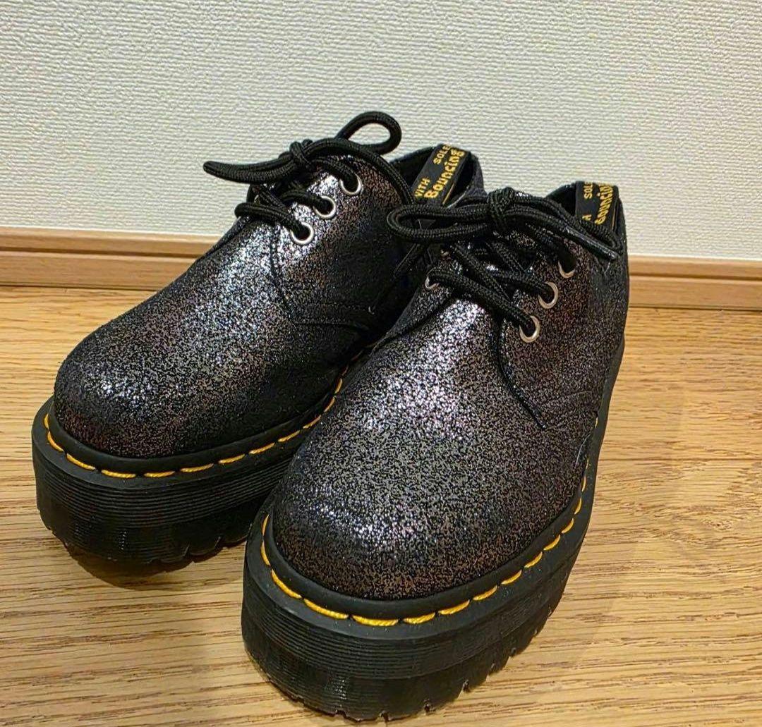 Dr. Martensドクターマーチン グリッター厚底シューズ