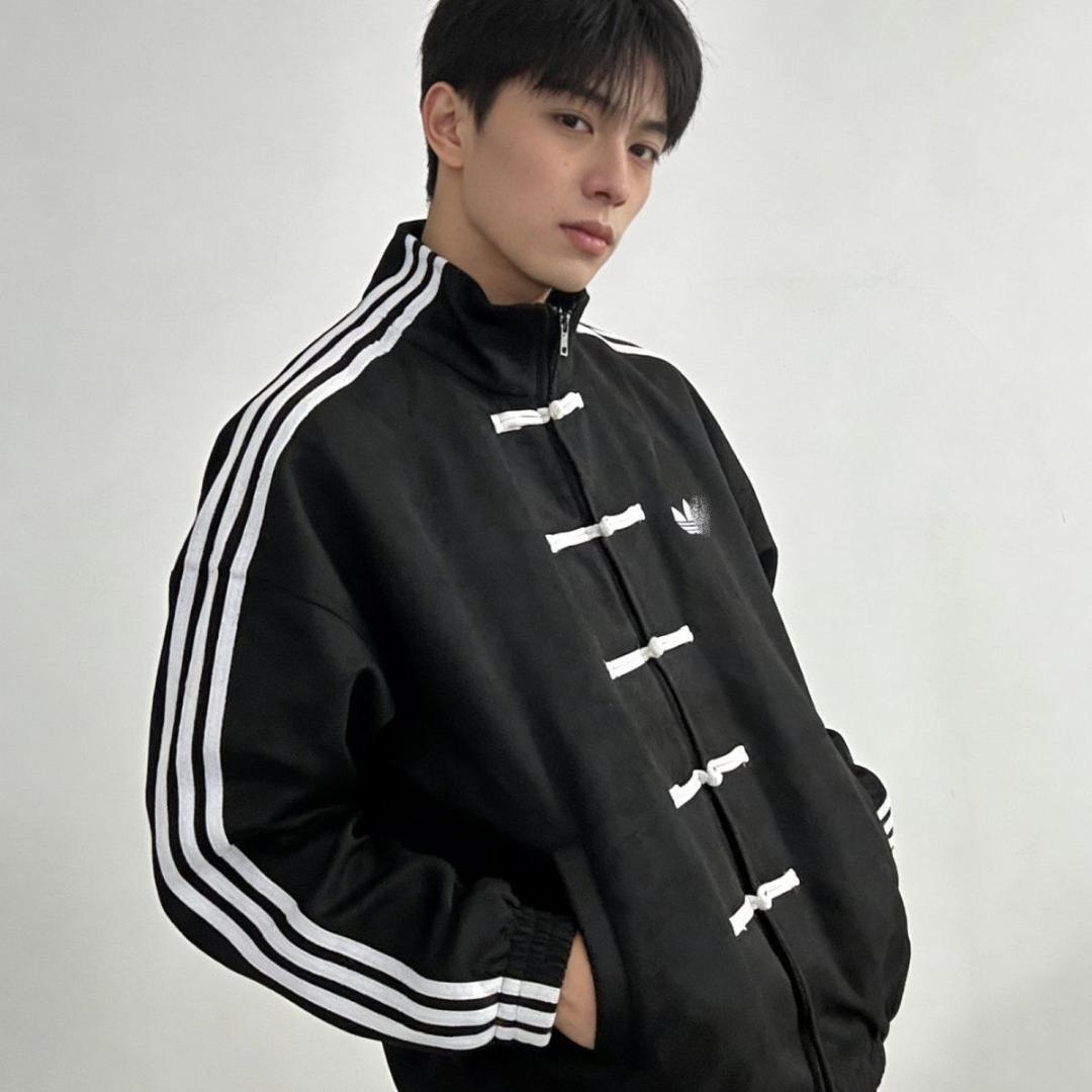 新品 アディダス 中国限定 蛇年トラックジャケット ブラック XL