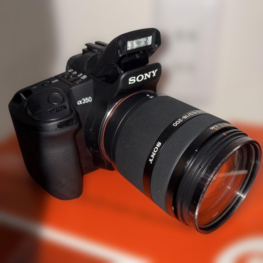 SONY α350 デジタル一眼レフカメラ バッテリー メモリー付 送料無料