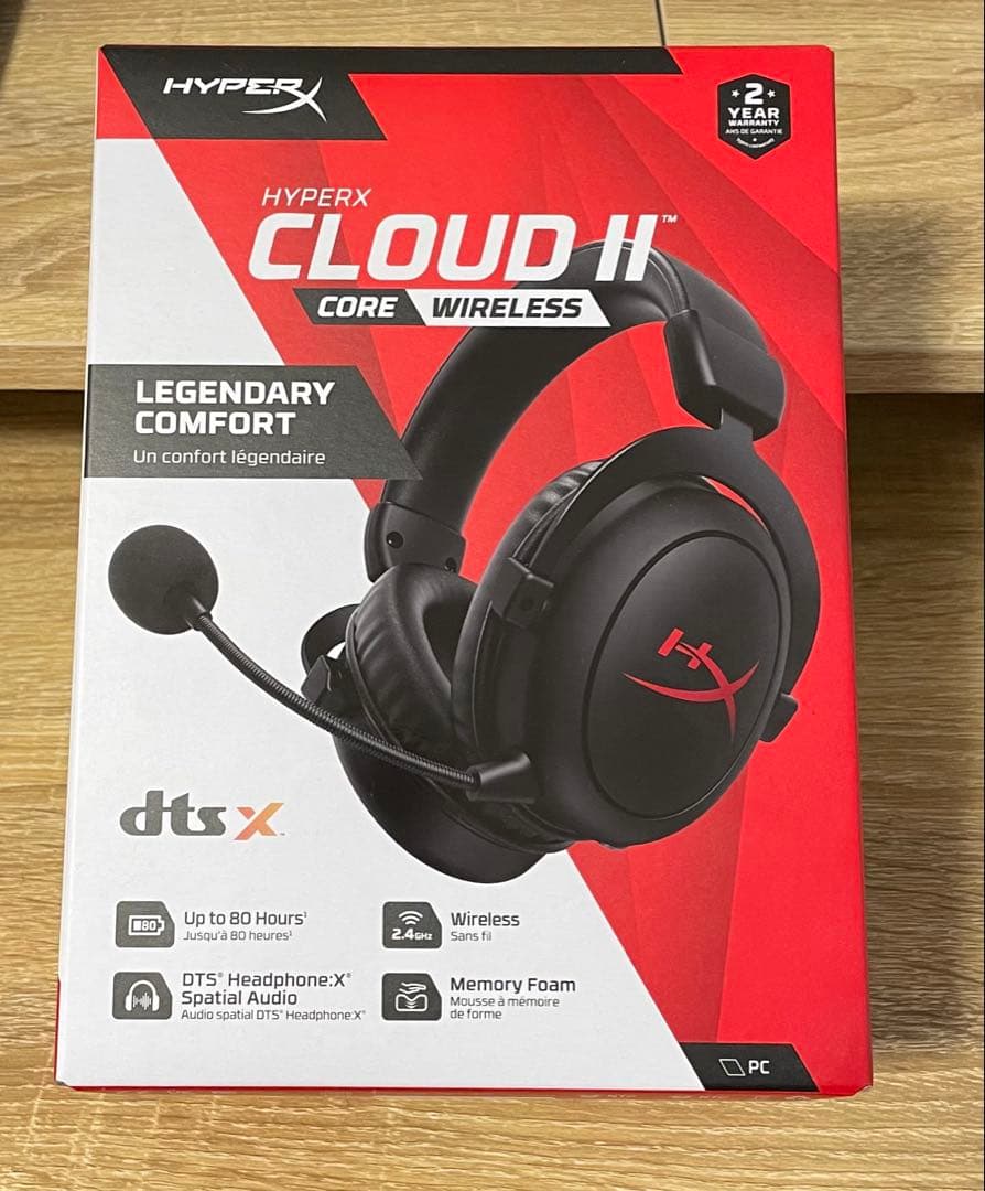 【新品・未開封】HyperX Cloud II Core Wireless