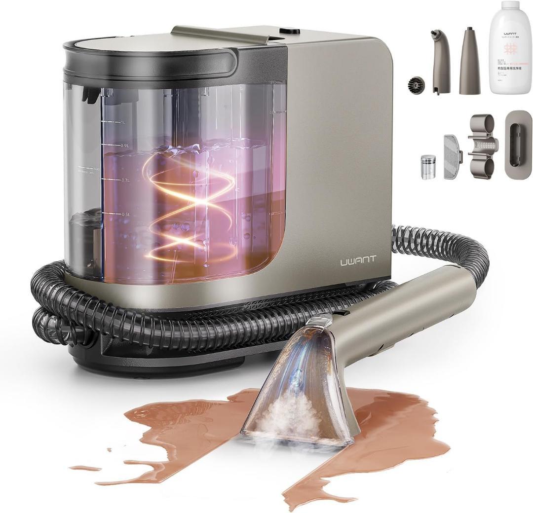 ⭐️100℃蒸気＆60℃加熱＆18000Pa超強吸引力⭐️スチームクリーナー