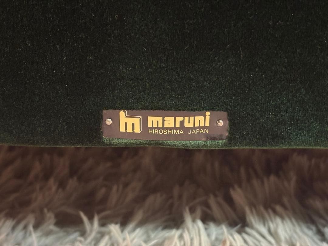 maruni マルニ木工　一人掛けソファ　ボタンダウン　ファブリック　IG